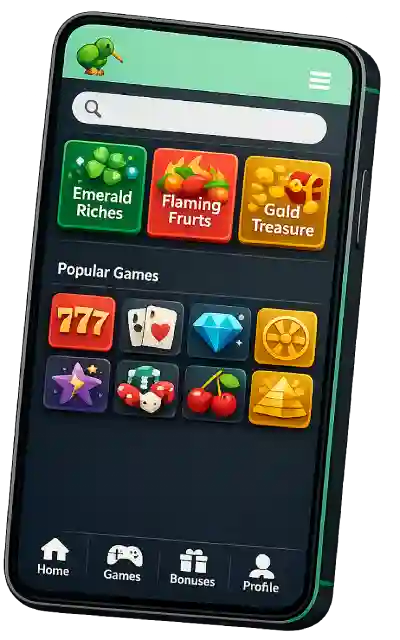 Play at Clubhouse Casino NZ on mobile phone in New Zealand
